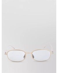Brunello Cucinelli - Sunglasses Rectangular Frame Nose Pads Slim Temples - Lyst