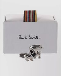 Paul Smith - Cufflinks Dog Motif Polished - Lyst