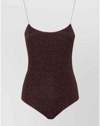 Oséree - Swimwear Coverups High Cut Scoop Neckline - Lyst