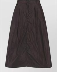 Aspesi - Midi Skirt Knee Length Pleated Side Pocket - Lyst