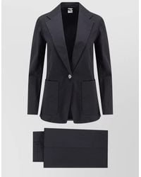 Aspesi - Stretch Cotton Suit Single Breasted Blazer - Lyst