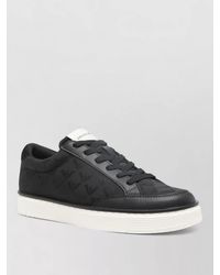 Emporio Armani - Canvas Low-Top Sneakers - Lyst