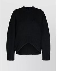 The Attico - Crew Neck Wool Blend Sweater - Lyst