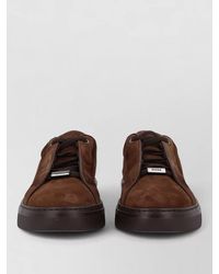 BOSS - Suede Upper Sneakers Rubber Sole Design - Lyst