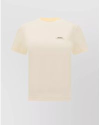 Jacquemus - Cotton Regular Fit Short Sleeve T-Shirt - Lyst