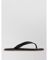 Bottega Veneta - Sampieri Thong Sandals Flat Sole Rubber - Lyst