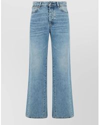 Our Legacy - Denim High-Rise Wide-Leg Paneled Jeans - Lyst