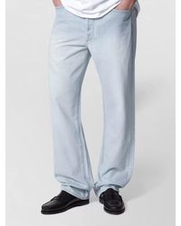 Agolde - Light Wash Denim Jeans Belt Loops - Lyst