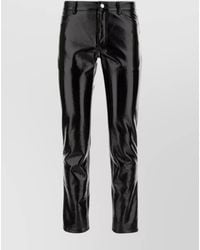 Courreges - Vinyl Slim-Fit Straight-Leg Trousers - Lyst