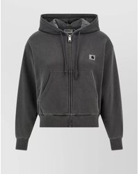 Carhartt - Hooded Sweatshirt With Ribbed Cuffs And Hem - Lyst