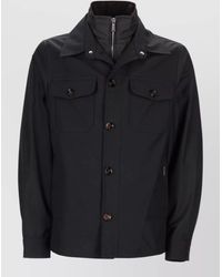 Moorer - Jacket Collared Design Long Sleeves Pockets - Lyst