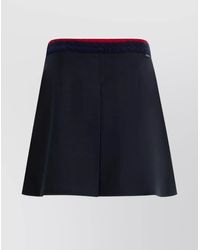 Moncler - Box-Pleat A-Line Skirt - Lyst