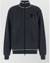 Brunello Cucinelli - Heraldic Patch Cotton Sweatshirt Jacket - Lyst