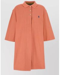 Prada - Piquet Short Sleeve Overcoat Dress - Lyst