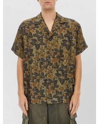 Uma Wang - Terry Shirt Floral Pattern Short Sleeves - Lyst