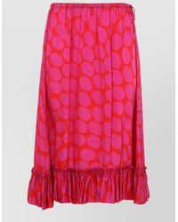 Dries Van Noten - Samila Polka Dots Midi Skirt - Lyst