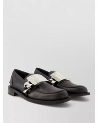 JW Anderson - Gourmet Leather Loafers Chunky Chain Detail - Lyst