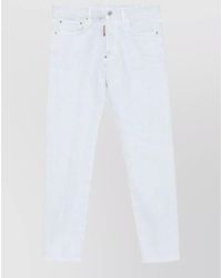 DSquared² - Straight Leg Denim Jeans Five Pocket Design - Lyst