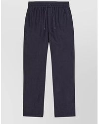 Les Deux - Linen Cotton Straight Leg Trousers - Lyst