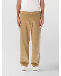 Thom Browne - Cotton Corduroy Cropped Straight-Leg Trousers - Lyst