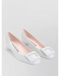 Roger Vivier - Leather Roundy Pumps - Lyst
