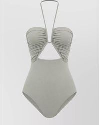 Rick Owens - Cutout One-Piece Swimsuit - Lyst