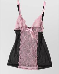 Roberto Cavalli - Floral Lace Top - Lyst