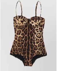 Dolce & Gabbana - One-Piece Swimsuit - Lyst