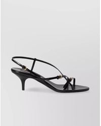 Miu Miu - Patent Leather Sandals With Buckles - Lyst