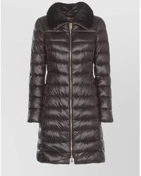 Herno - Quilted Down Jacket Contrasting Collar - Lyst