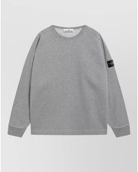 Stone Island - Crew Neck Knit Sweater Long Sleeves - Lyst
