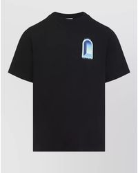 CASABLANCA - Organic Cotton Relaxed-Fit Logo-Print T-Shirt - Lyst