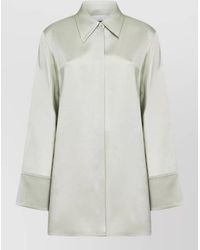 Jil Sander - Acetate-Blend Long-Sleeve Shirt - Lyst
