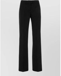 ANDAMANE - Gladys Pinstripe High Waist Flared Trousers - Lyst