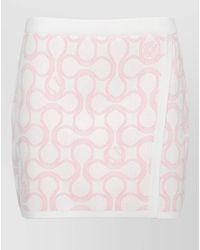 CASABLANCA - Printed Wrap Skirt - Lyst