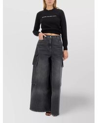 Palm Angels - Cashmere Cropped Knitted Jumper - Lyst