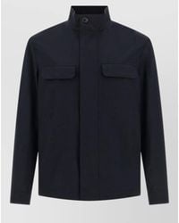ZEGNA - Motorin 125Cc Jacket Flap Pockets Collar - Lyst
