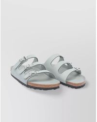 Birkenstock - Round Toe Triple Buckle Sandals - Lyst