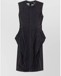 Jacquemus - Knee-Length Denim Skirt - Lyst