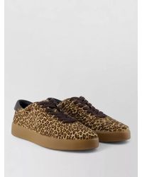 Tory Burch - Leather Low-Top Sneakers - Lyst