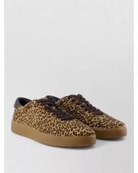 Tory Burch - Phoenix Sneakers Leopard Print Leather Pony - Lyst