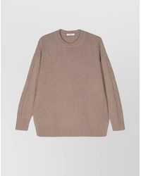 Max Mara - Cashmere Ribbed Crew-Neck Jumper - Lyst