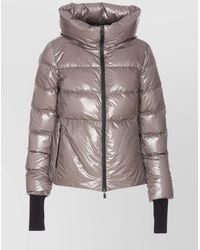 Herno - Quilted High Collar Down Jacket Hood - Lyst