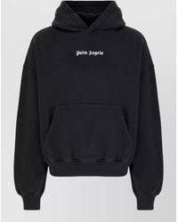 Palm Angels - Cotton Oversized Logo Print Hoodie - Lyst