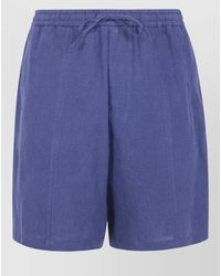 Emporio Armani - Shorts Elastic Waistband Back And Side Pockets - Lyst