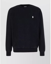 Marcelo Burlon - Ribbed Cotton Sweatshirt - Lyst