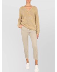 Aspesi - Virgin Wool V-Neck Jumper - Lyst