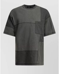Comme des Garçons - Patchwork Crew Neck T Shirt Chest Pocket - Lyst
