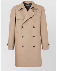 Fendi - Double-Breasted Trench Coat - Lyst