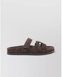 Tory Burch - Leather Ines Sport Slide Sandals - Lyst